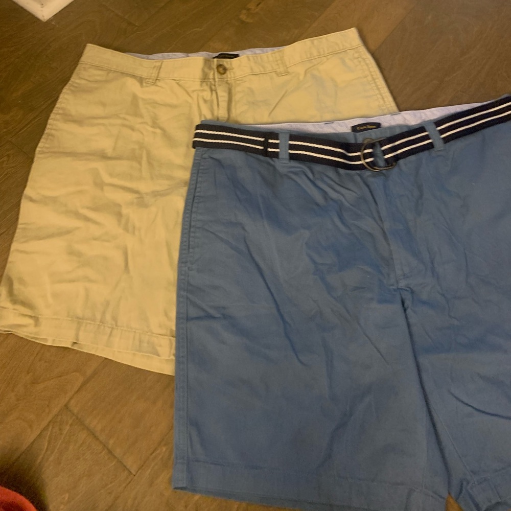 2 Pair of Club Room Chino Shorts, size 40